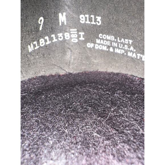 Munro Carrie Burgundy Leather Loafers – Embossed Crocodile Toe – Size 9 M Sale!! - Picture 8 of 11